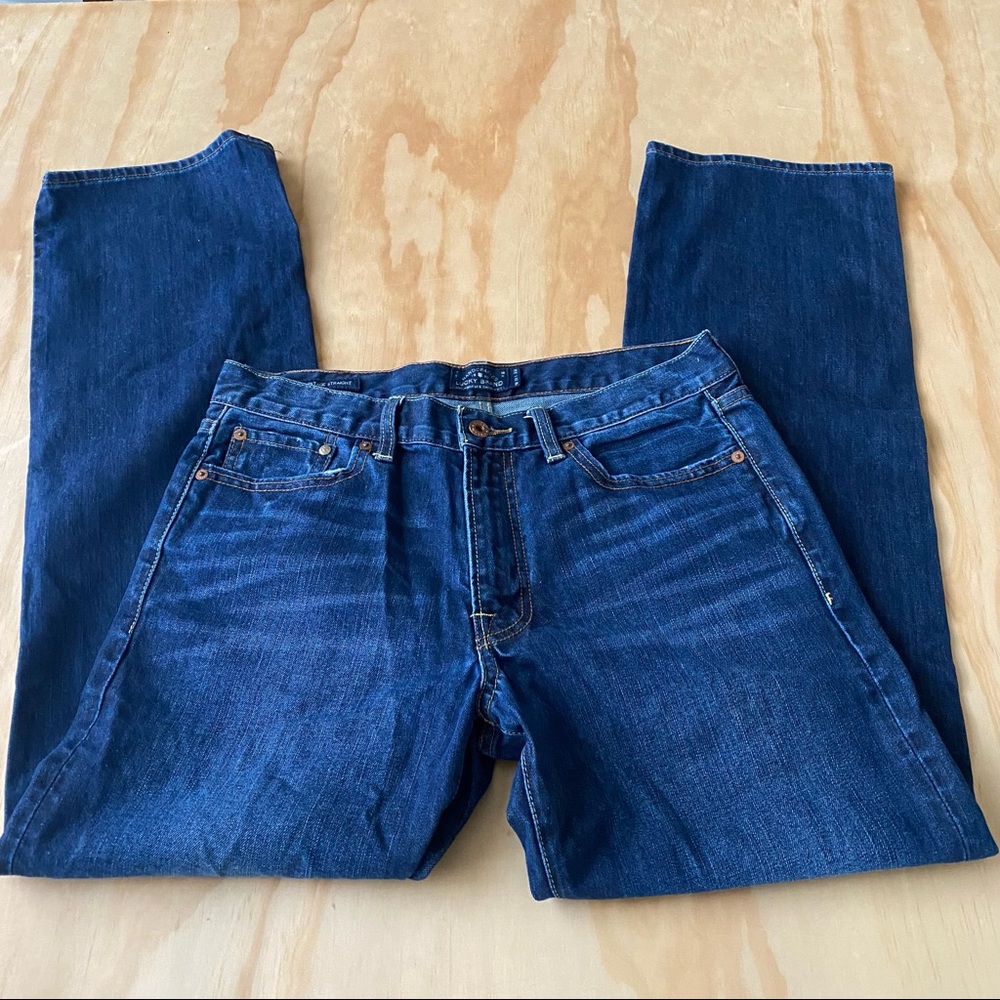 Lucky Brand 361 Vintage Straight Leg Denim Medium Wash Jeans Size 32x32
